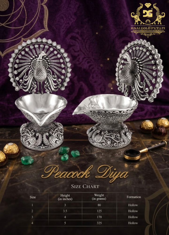 Peacock Diya