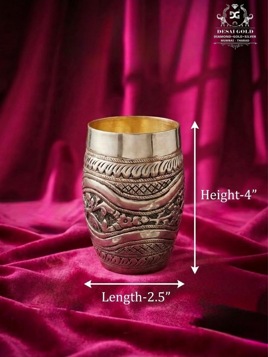 Flower Theme Antique Glass