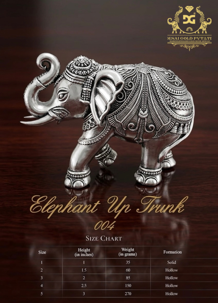 Elephant Up Trunk 004 (Paper Weight)