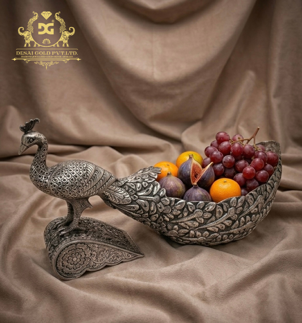 Peacock Theme Fruit Basket