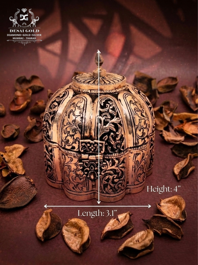 Antique Full Patti Theme Rice Dabbi