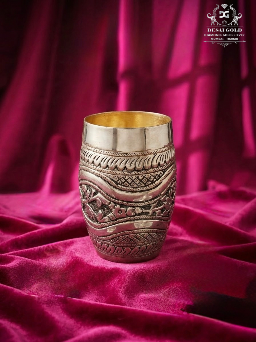 Flower Theme Antique Glass