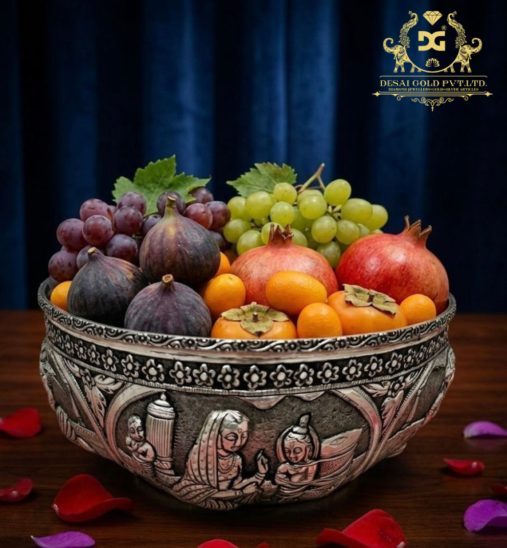 Krishna Bhagwan Theme Fruit Basket